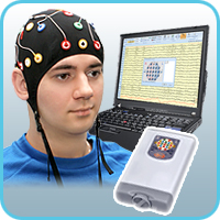 Portable electroencephalograph for mobile application