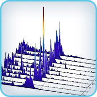 Presentation in pseudo-3D the succession of spectra graphs