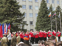Открытие стелы «Город воинской славы», Таганрог